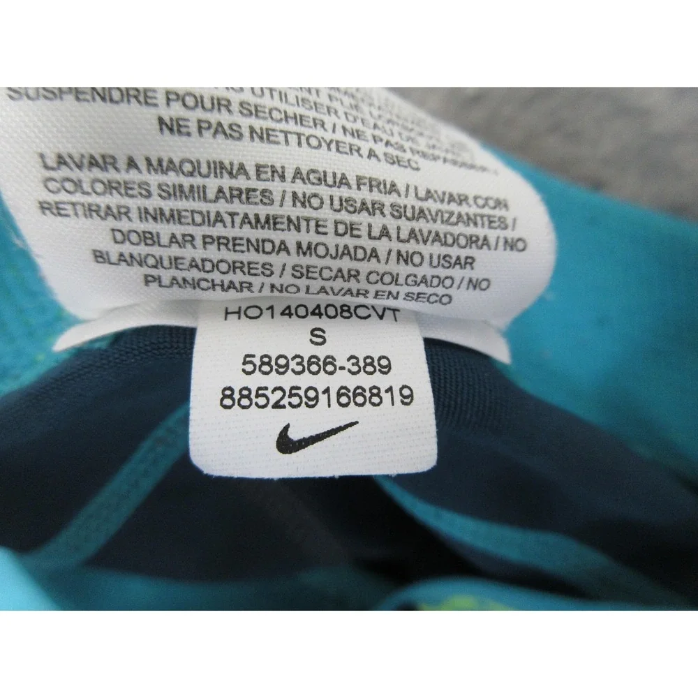 Nike Pro Dri-FIT Compression Capri Leggings Womens S Blue Volt 589366-389